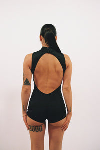 Medusa Black One-Piece Playsuit