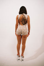 Load image into Gallery viewer, Medusa White Lace One-Piece Playsuit
