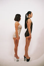 Load image into Gallery viewer, Medusa Black Lace One-Piece Playsuit
