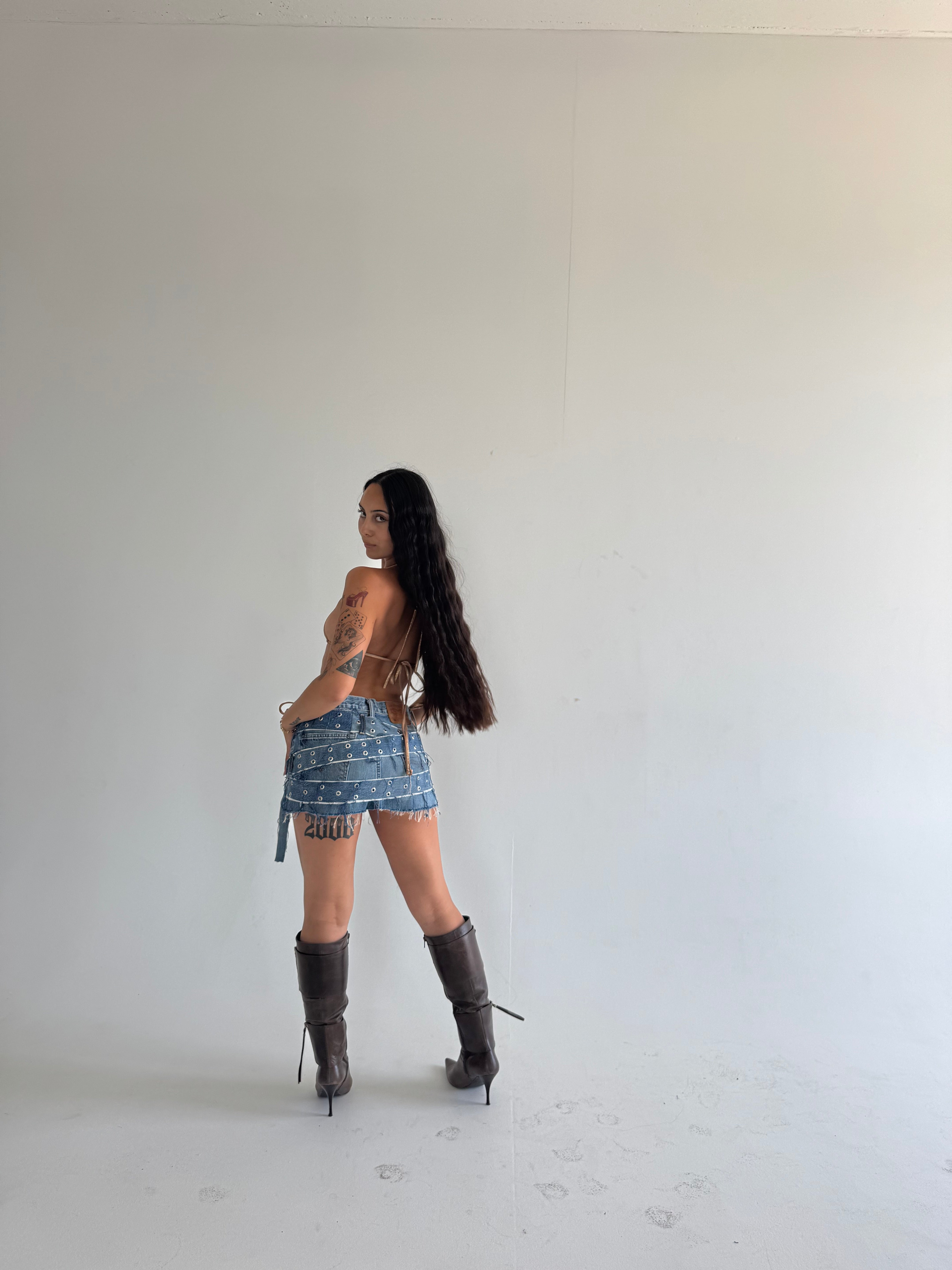Triple Belted Mini