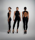 Load image into Gallery viewer, Medusa Black One-Piece Jumpsuit
