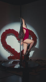 Load and play video in Gallery viewer, Medusa Red One-Piece Playsuit
